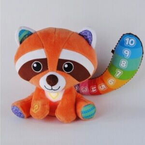 LeapFrog Colorful Counting Red Panda Plush Educational Learning Talking Lights